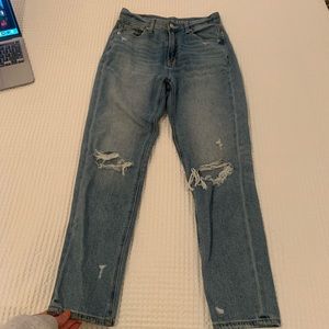 American Eagle mom jeans size 0